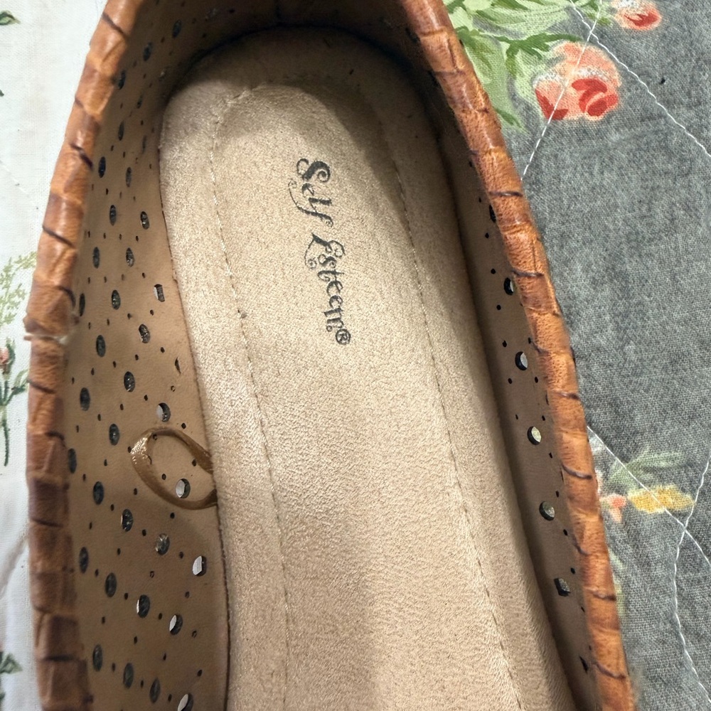 Self Esteem Tan Women's Flats - Picture 3 of 6